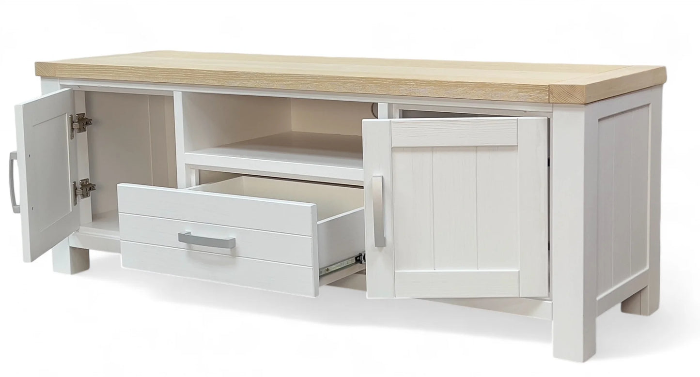 Paris 161cm TV stand, solid wood, Special now