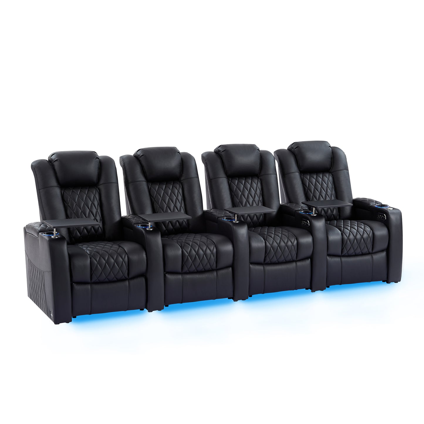 Multufunctional Electric Genuine Leather Home Theatre Seating  #186 by order