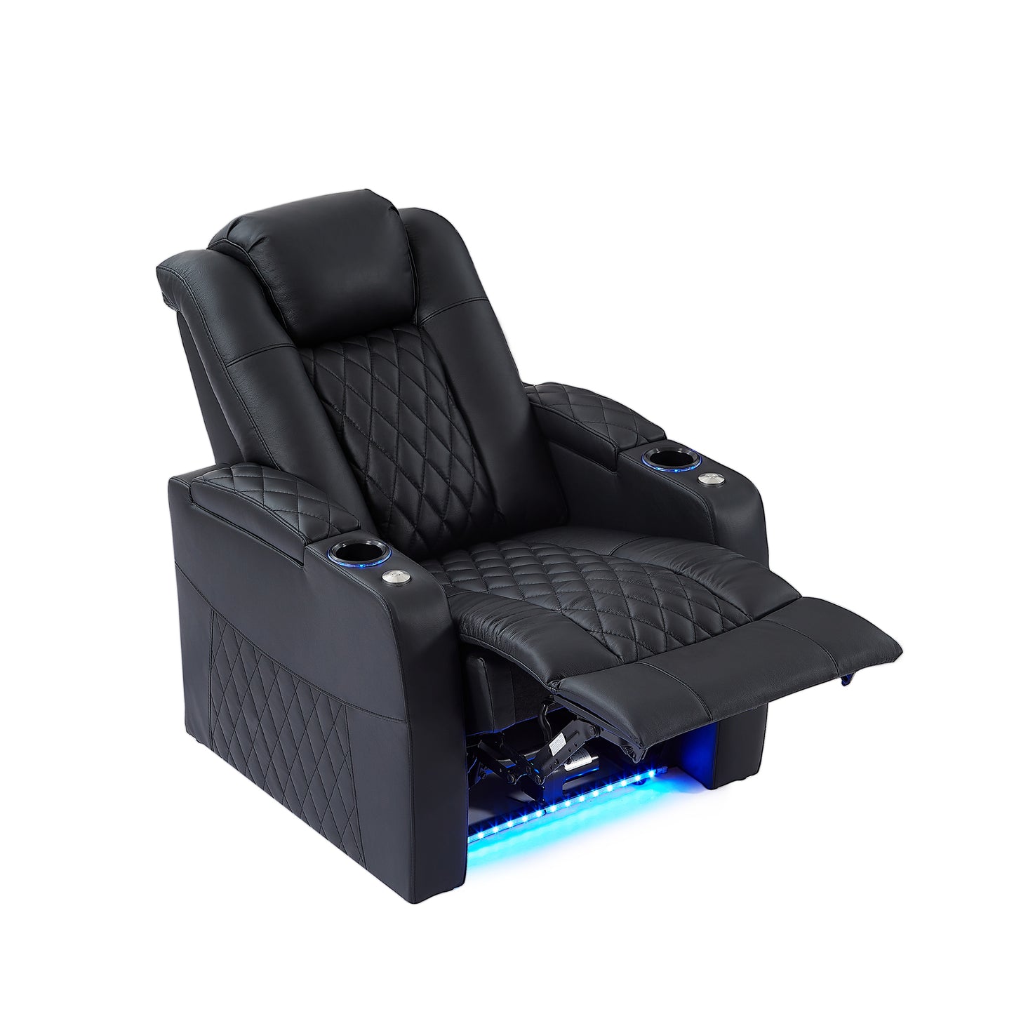 Multufunctional Electric Genuine Leather Home Theatre Seating  #186 by order