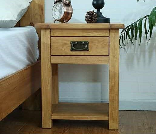 Bedside Table - Solid pine Wood, 3 colors available