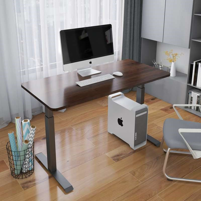 Standing Desk | Height Adjustable Desk - Walnut