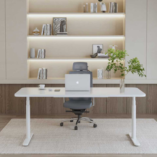 Standing Desk | Height Adjustable Desk - White, Clearance sale