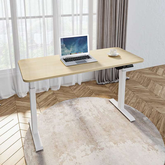 Standing Desk | Height Adjustable Desk - Maple