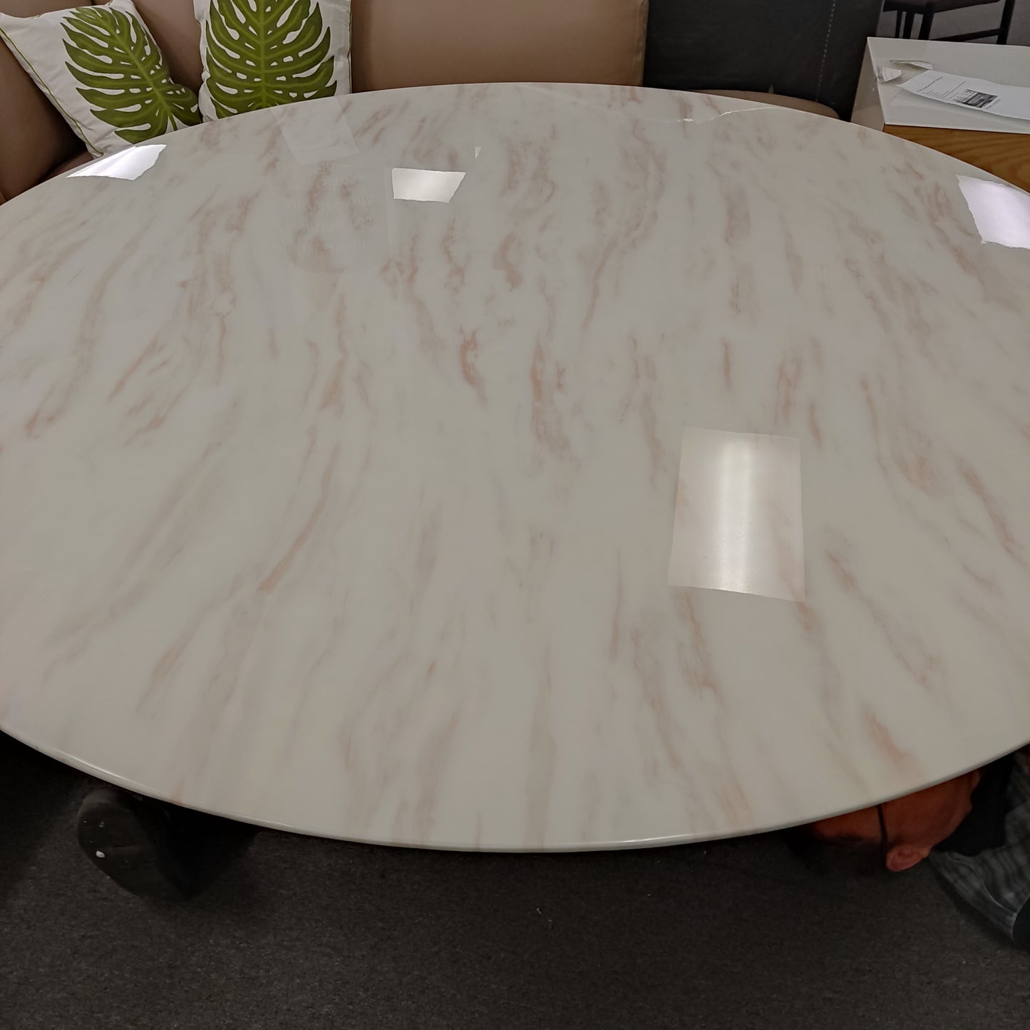 #2012 Marble Top Dining Table -Dia150cm