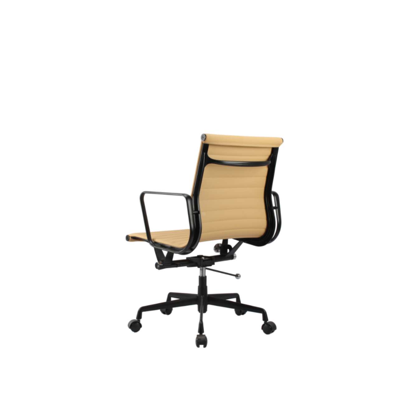 Replica Eames office chair Genuine Leathe Beige color *Special*