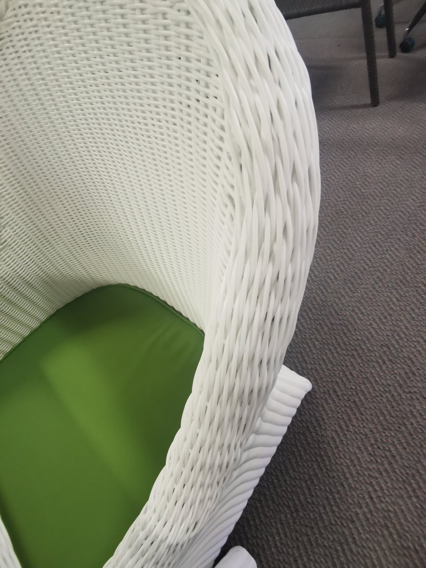 Snow White PE Rattan Dining chairs, Special price