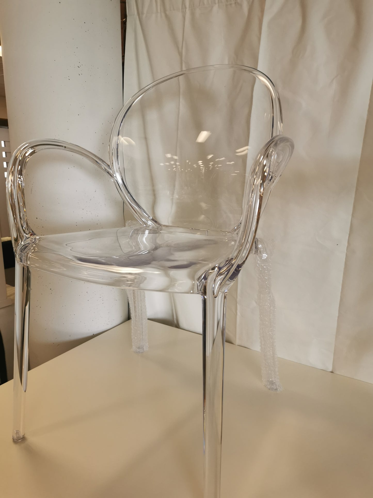 *MG*Ghost Rosy Transparent Clear Arm chair by order