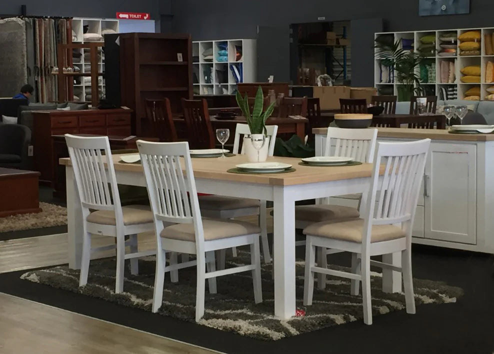 Paris Solid Wood 7 Pcs Dining Suite 1.8m