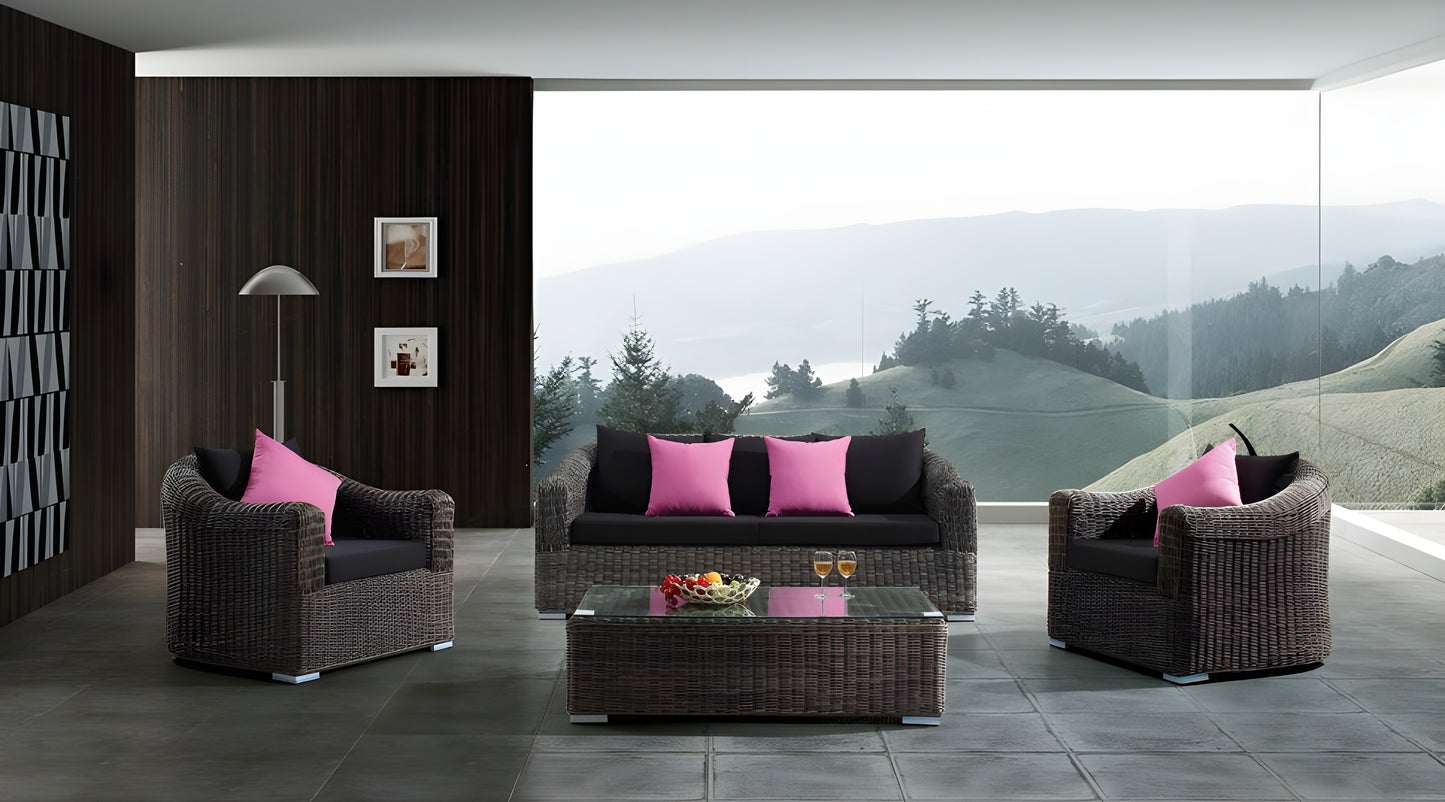 #531 Dia5.0mm round rattan outdoor/indoor sofa, by order