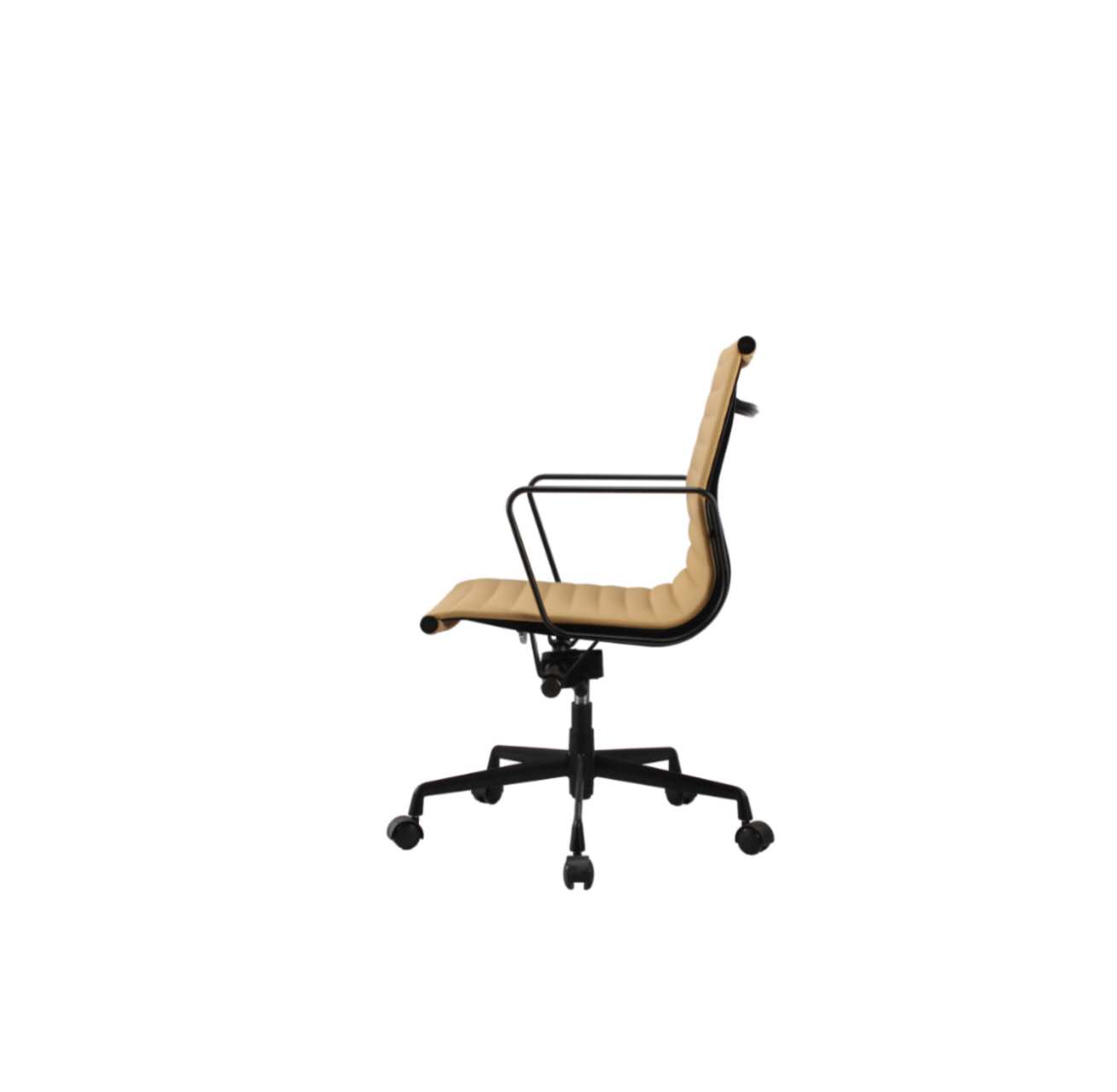 Replica Eames office chair Genuine Leathe Beige color *Special*