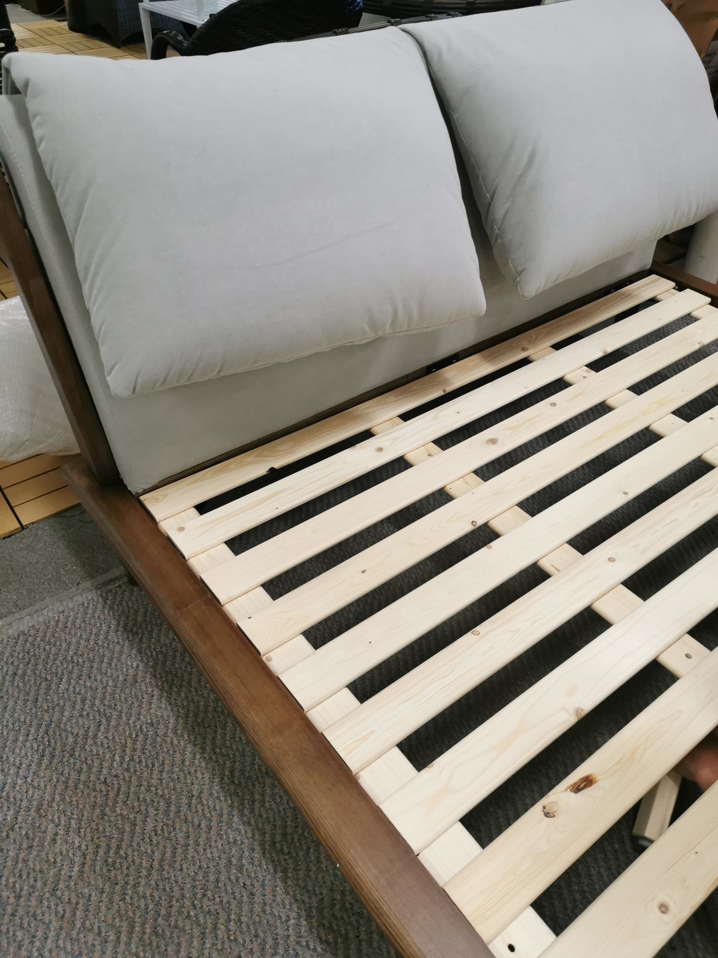Solid Ash Wood bed frame #191, by order