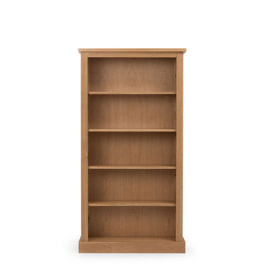 High Quality Solid Oak bookcase 165cmH, 2 colors