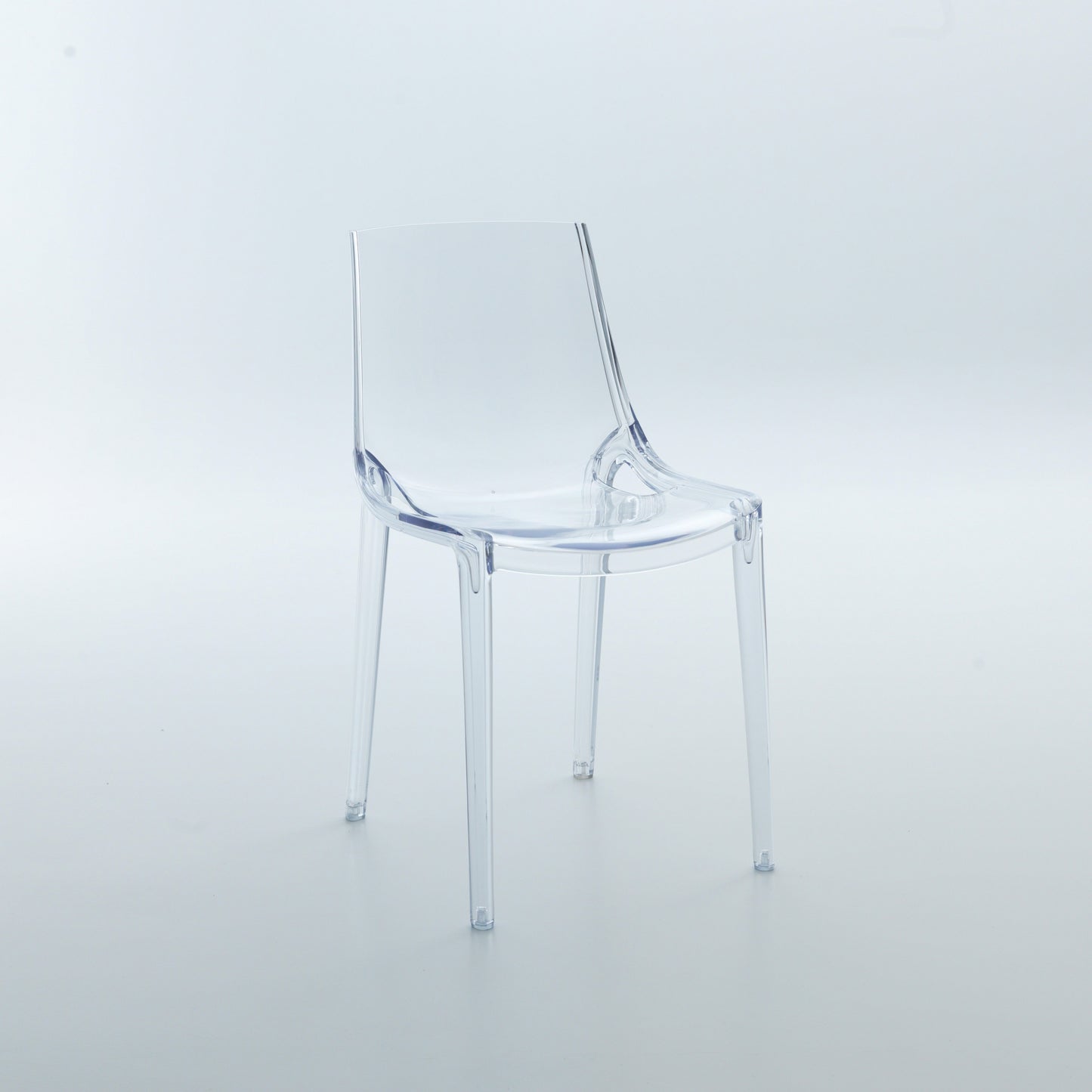 *MG* Ghost Penguin transparent armless dining chair