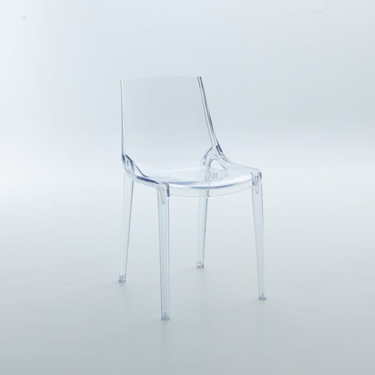 *MG* Ghost Penguin transparent armless dining chair