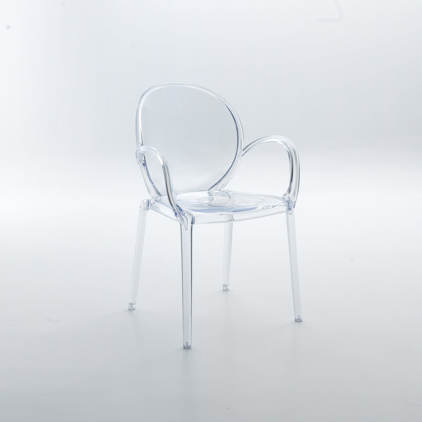 *MG*Ghost Rosy Transparent Clear Arm chair by order