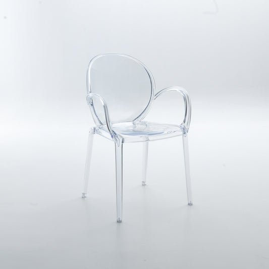 *MG*Ghost Rosy Transparent Clear Arm chair by order