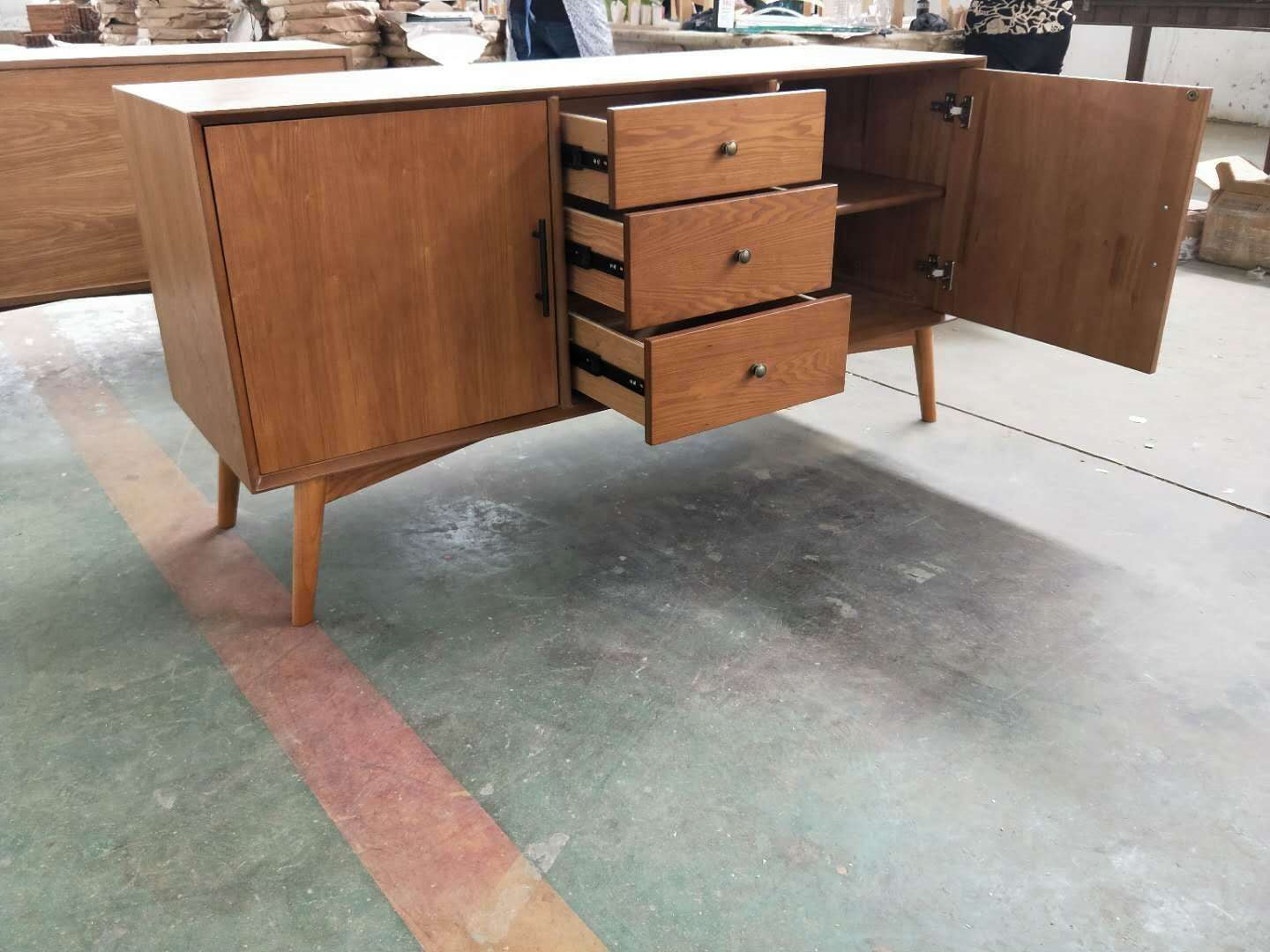 Mid-Century Dining Cabinet( Buffet) 2+ 3 drawers, walnut colour Last one