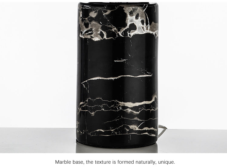 Glass+Marble base Table Lamp Grey color Available now