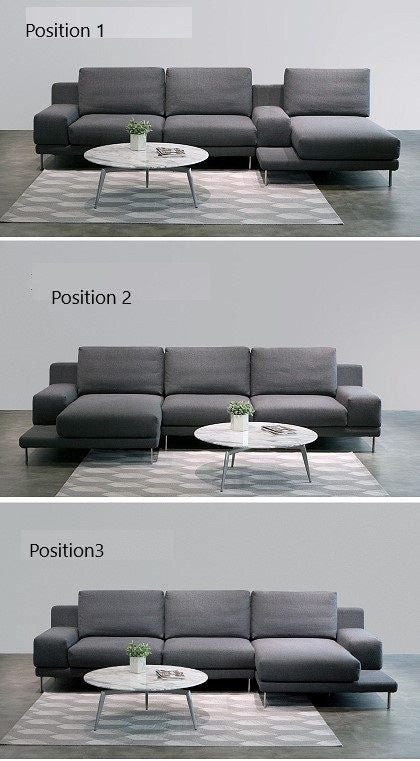 High Quality Feather Cushion #9310 Fabric Sofa. 2pcs available