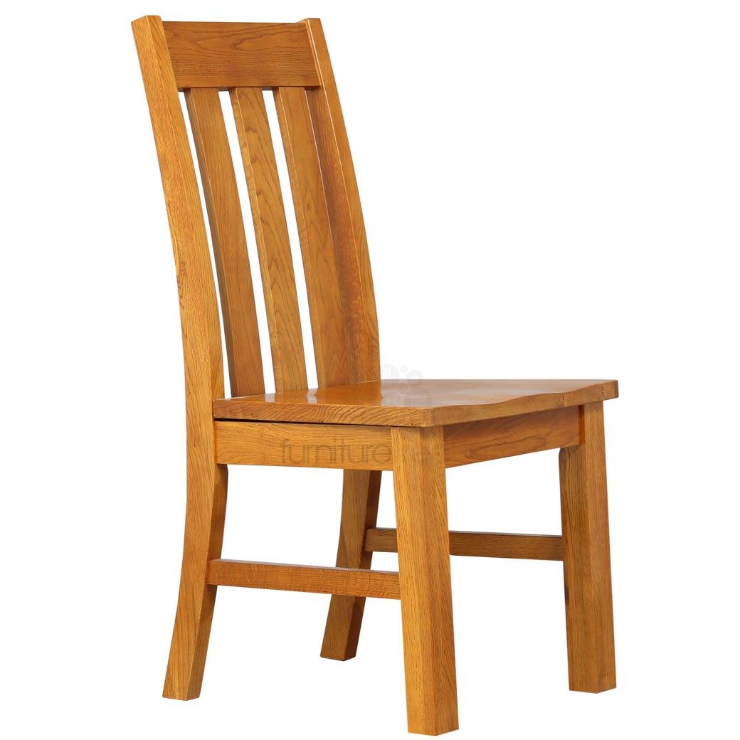 High Quality 100% Solid Oak Dining Chair, dark color
