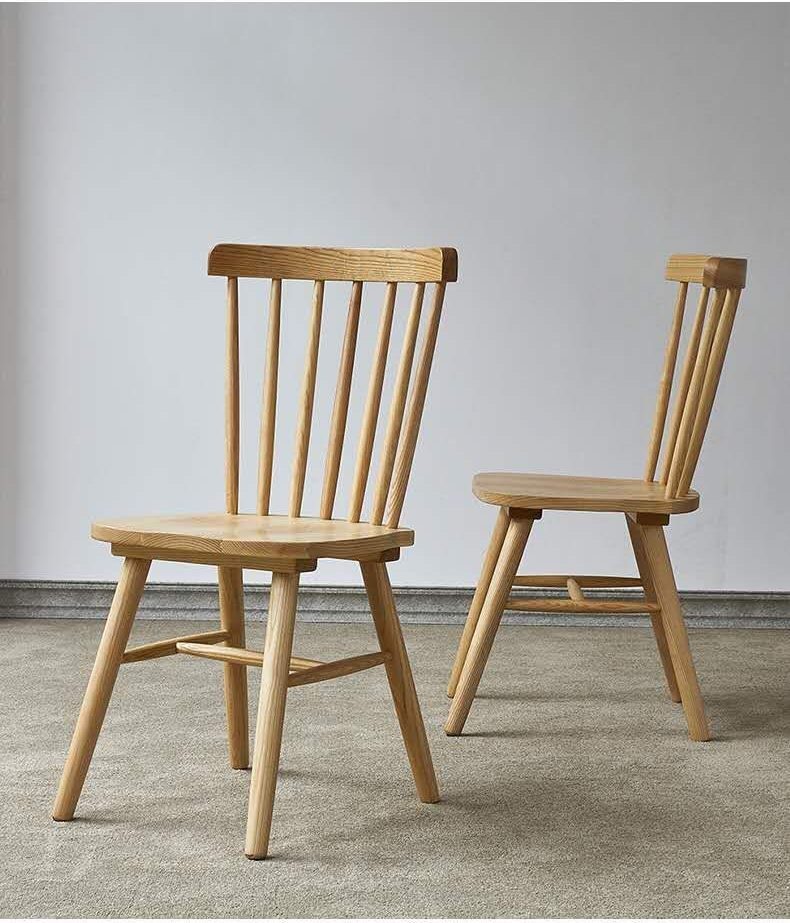 Solid ash Windsor Chair,  dark color available *Special*