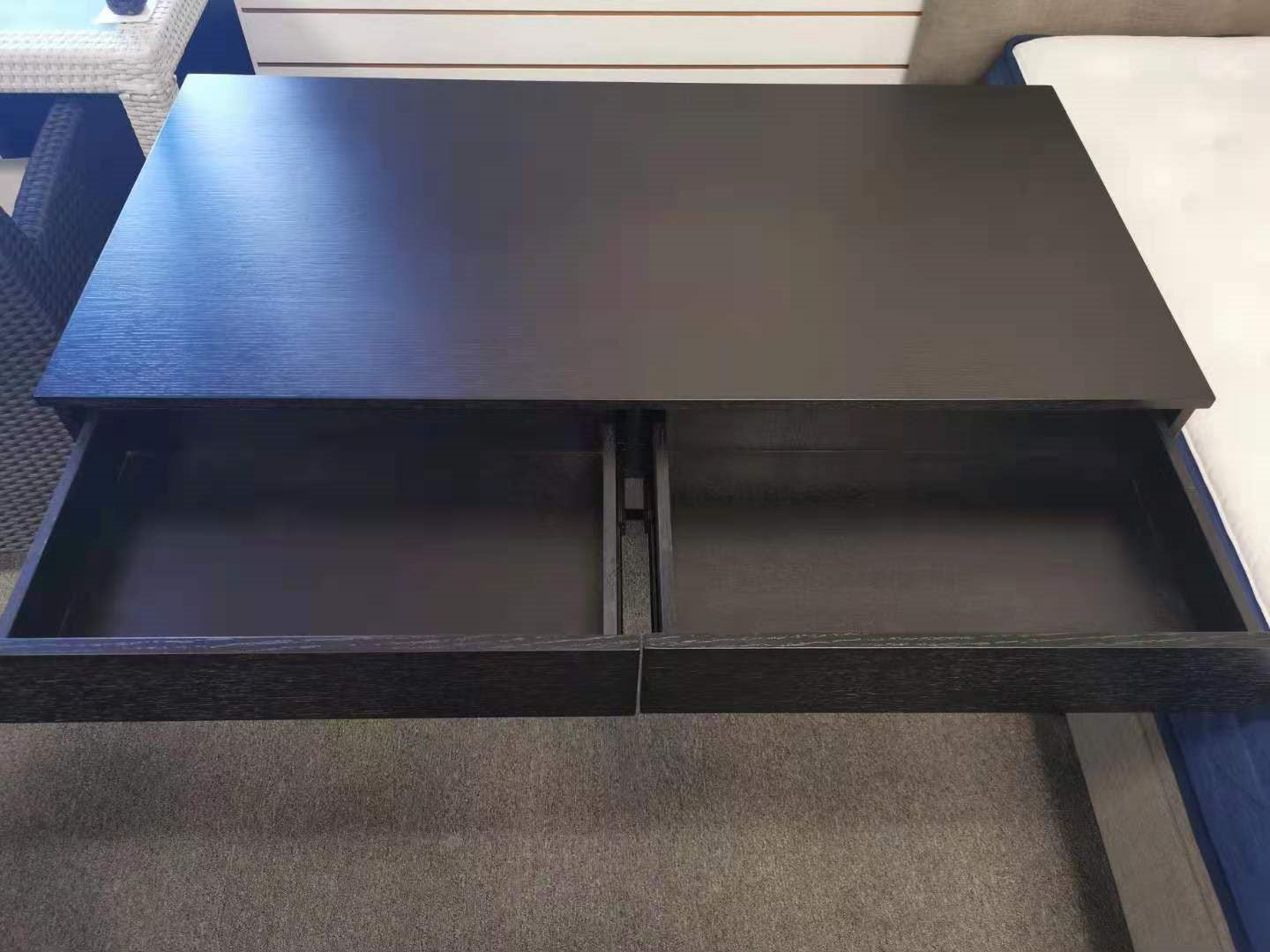 I shape 120cm Solid wood+ Oak veneer study desk in stock