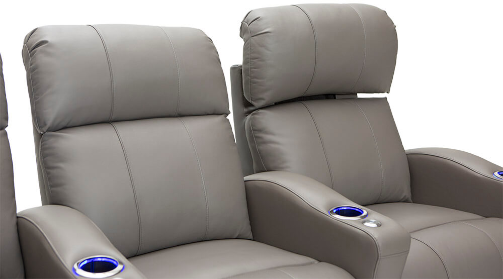 High Qulity Multifunctional electric Genuine Leather Home Theatre Seating #174, by order now