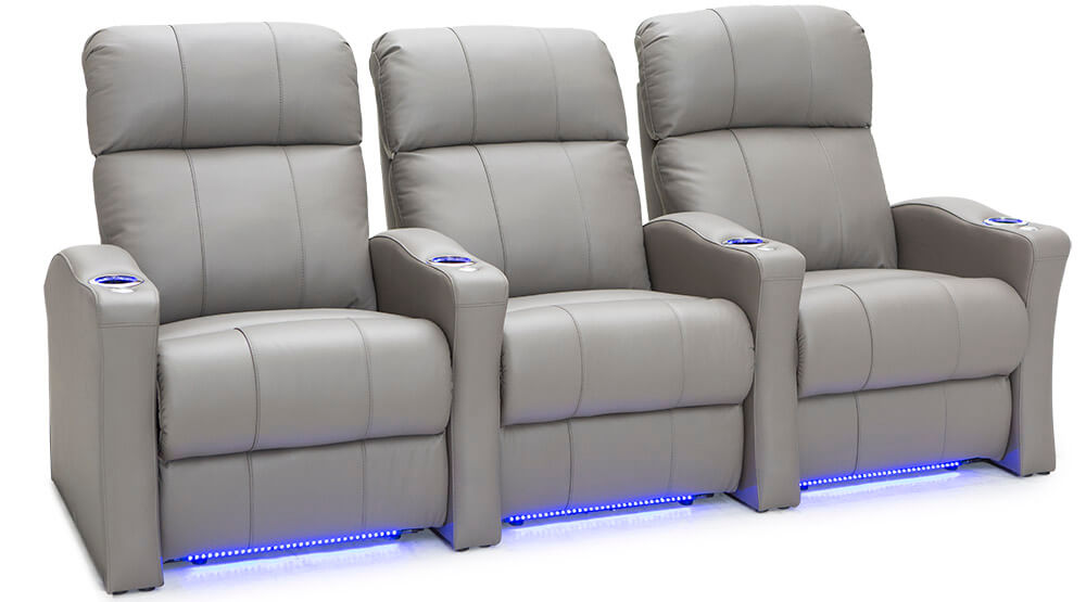 High Qulity Multifunctional electric Genuine Leather Home Theatre Seating #174, available now