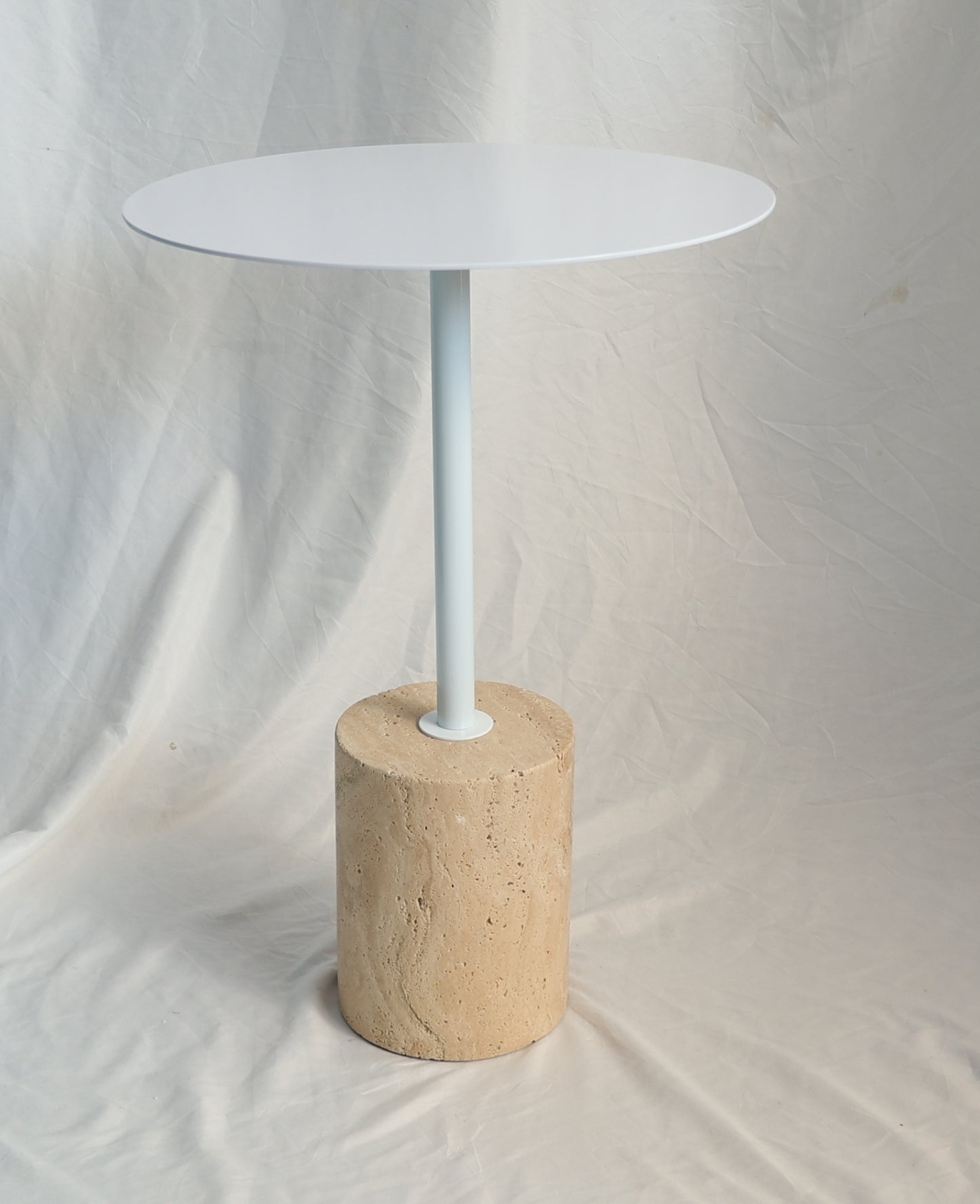Travertine Base Side Table #406 available now