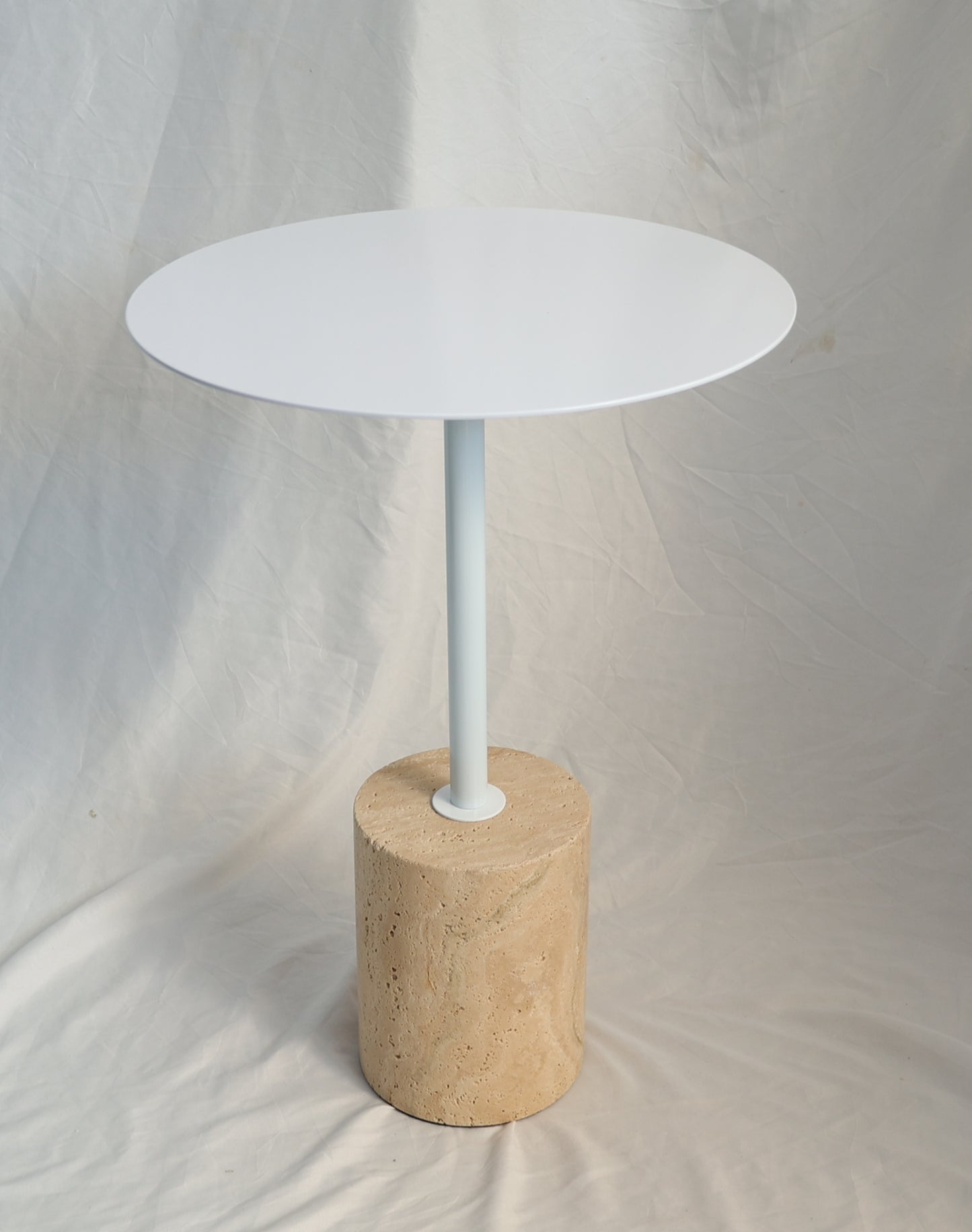 Travertine Base Side Table #406 available now