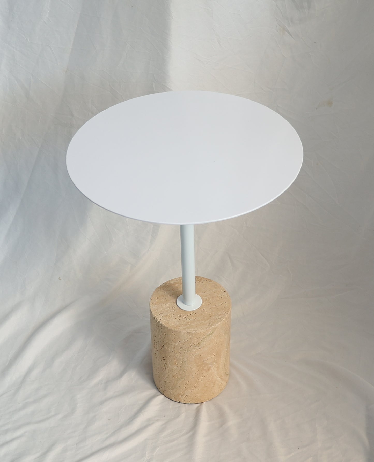 Travertine Base Side Table #406 available now