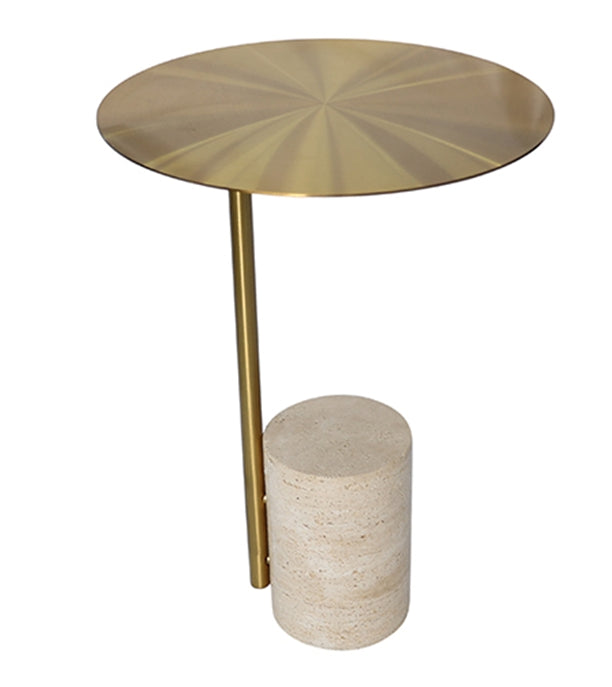 Natural Marble Base Side Table #603