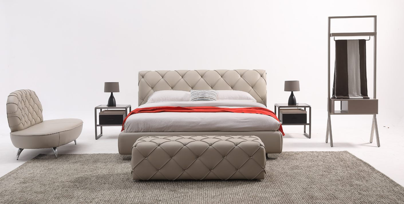 Great Design Italian Leather Bed Frame #2172, 3 size Special now