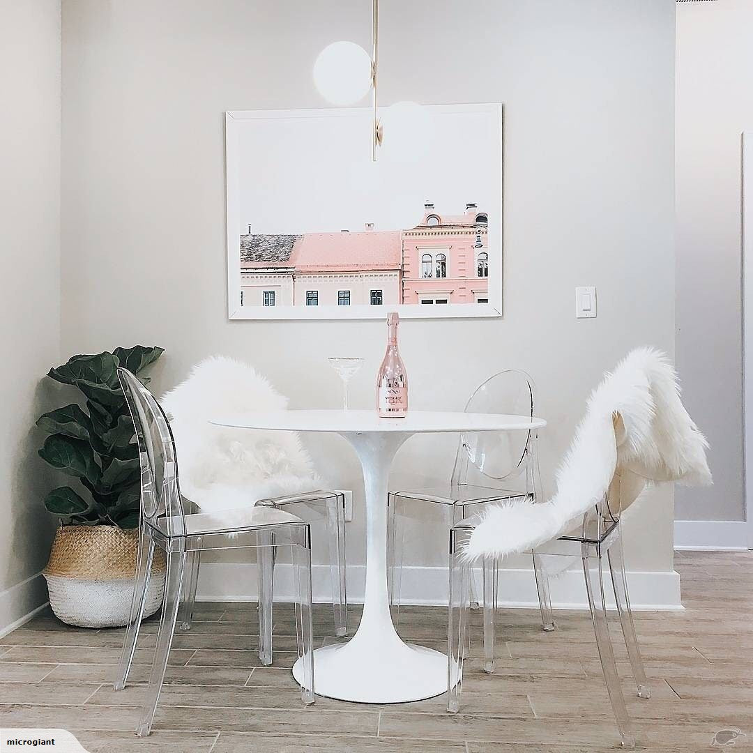 Tulip Dining Table - White - 100cm Diameter