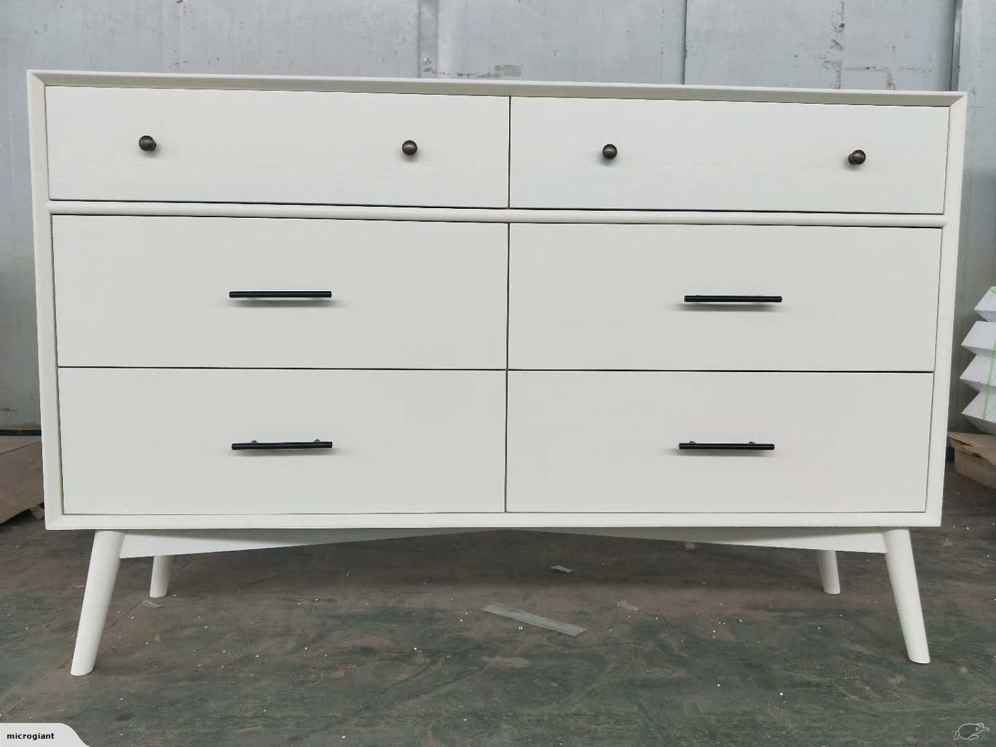 Mid-Century 2+4 drawers Cabinet( low boy) 2 color available