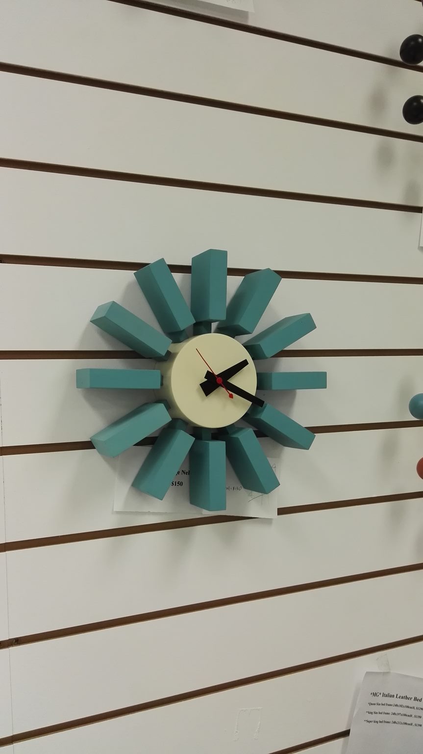 Replica clock - Blue / Black