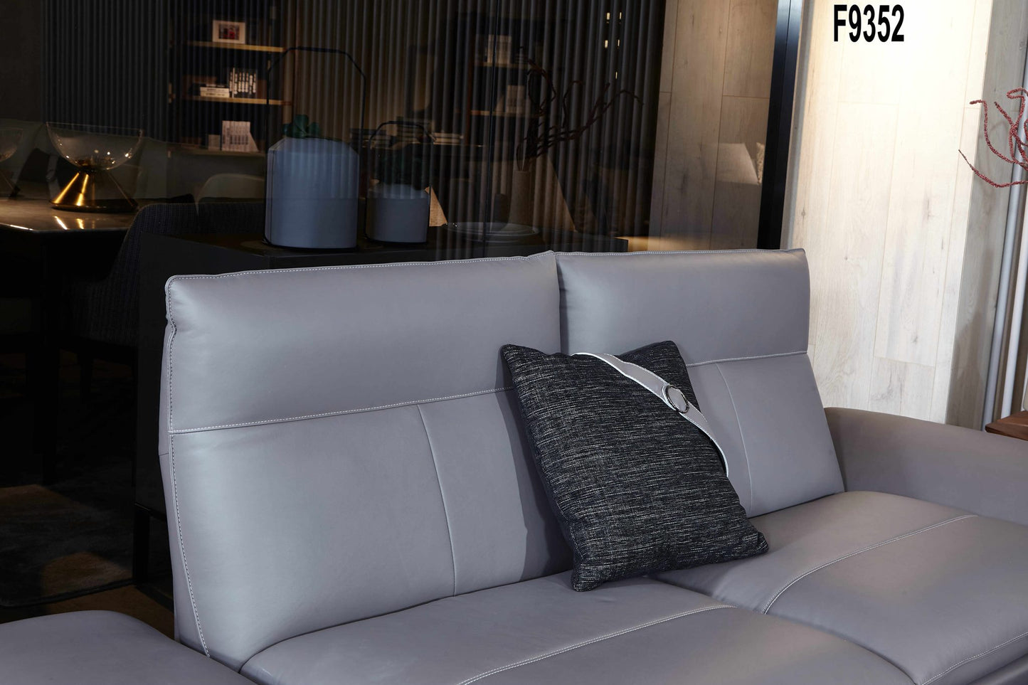Premium quality Italian Leather Lounge Suite #9352 in stock , special now