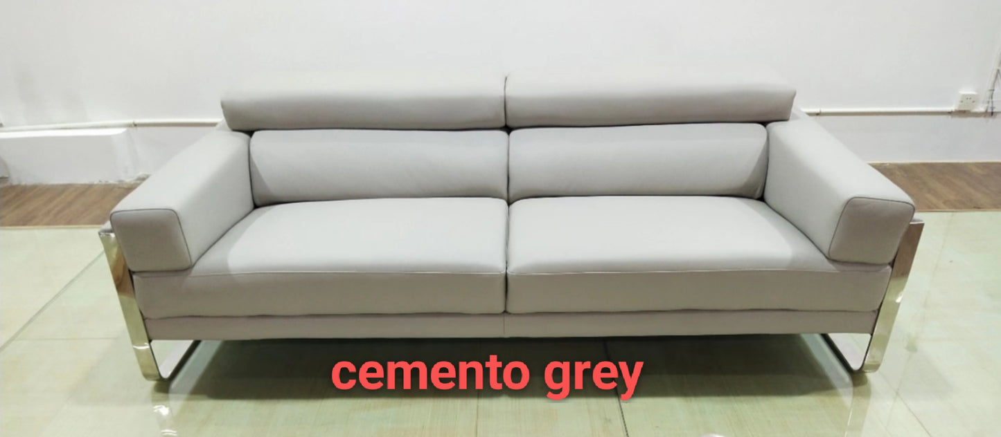 3+2 Full Italian Leather Lounge Suite #880, 2 colours Available , Special now