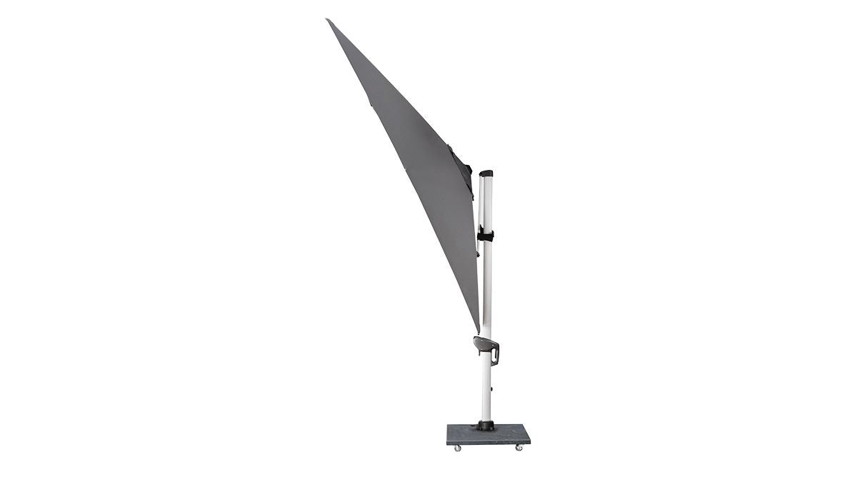 3m Grey color Sun Umbrella with wheeled Base available now