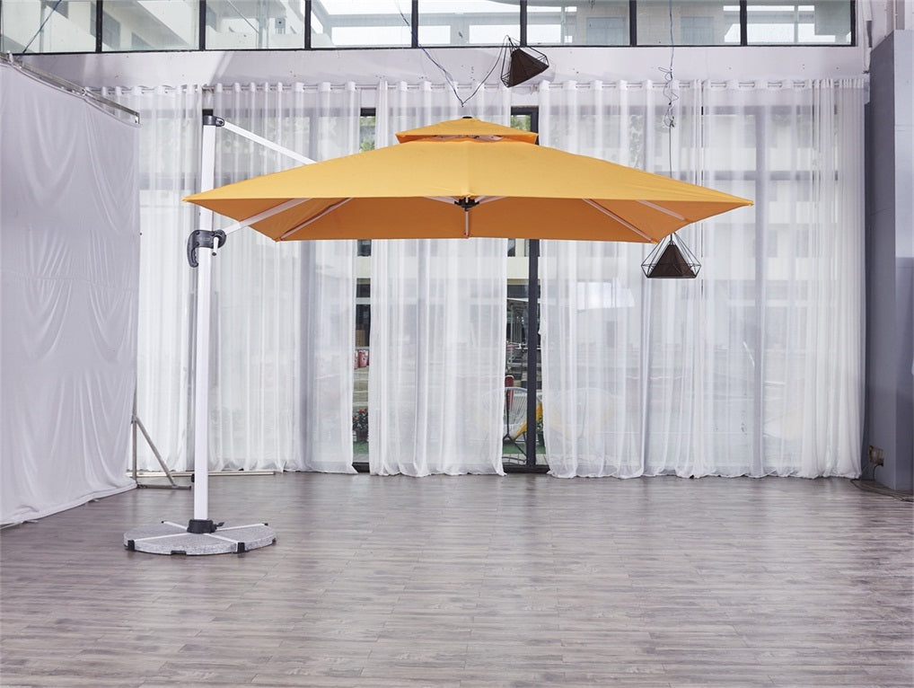 High Quality Sun Umbrella 2.5m with 92kg Marble Base * 5 colour avaliable