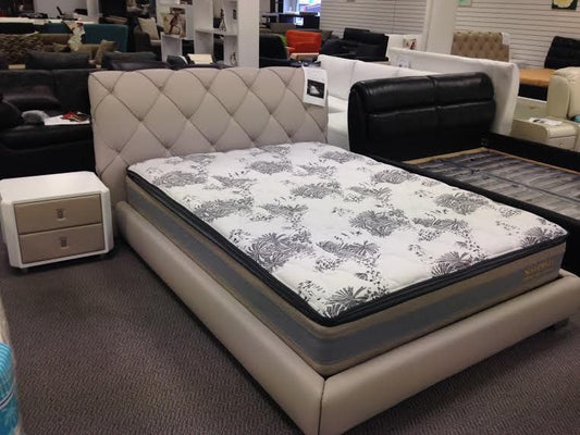 NZ Made queen size Pocket spring Mattress with pillow top Clearance sale.