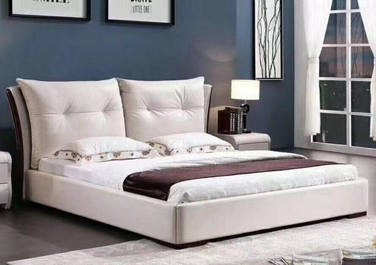 Great Design Italian Leather Bed Frame #9003, Queen size clearance sale