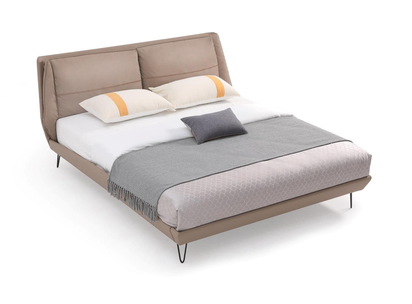 Modern Design Italian Leather  Bed Frame #2280 by order