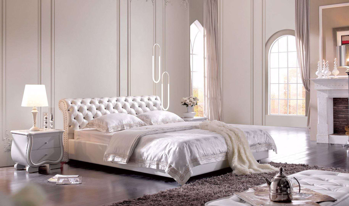 A129 High Quality Genuine Leather Headboard,king size * 2 color available now*