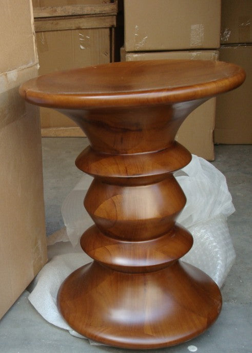 Eames Time Life Stool 3 style walnut color Available