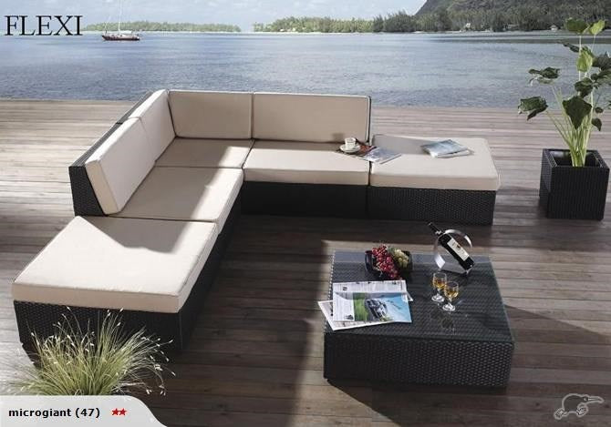 Flexi 6pc PE Rattan outdoor sofa Set  by order