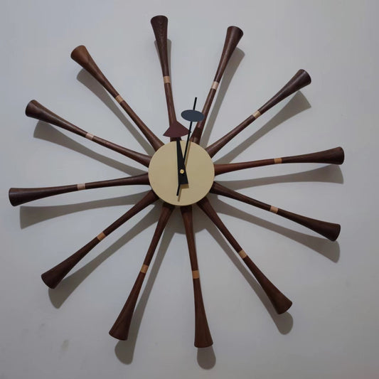 Nelson Spindle Clock  (2 color hand in stock)