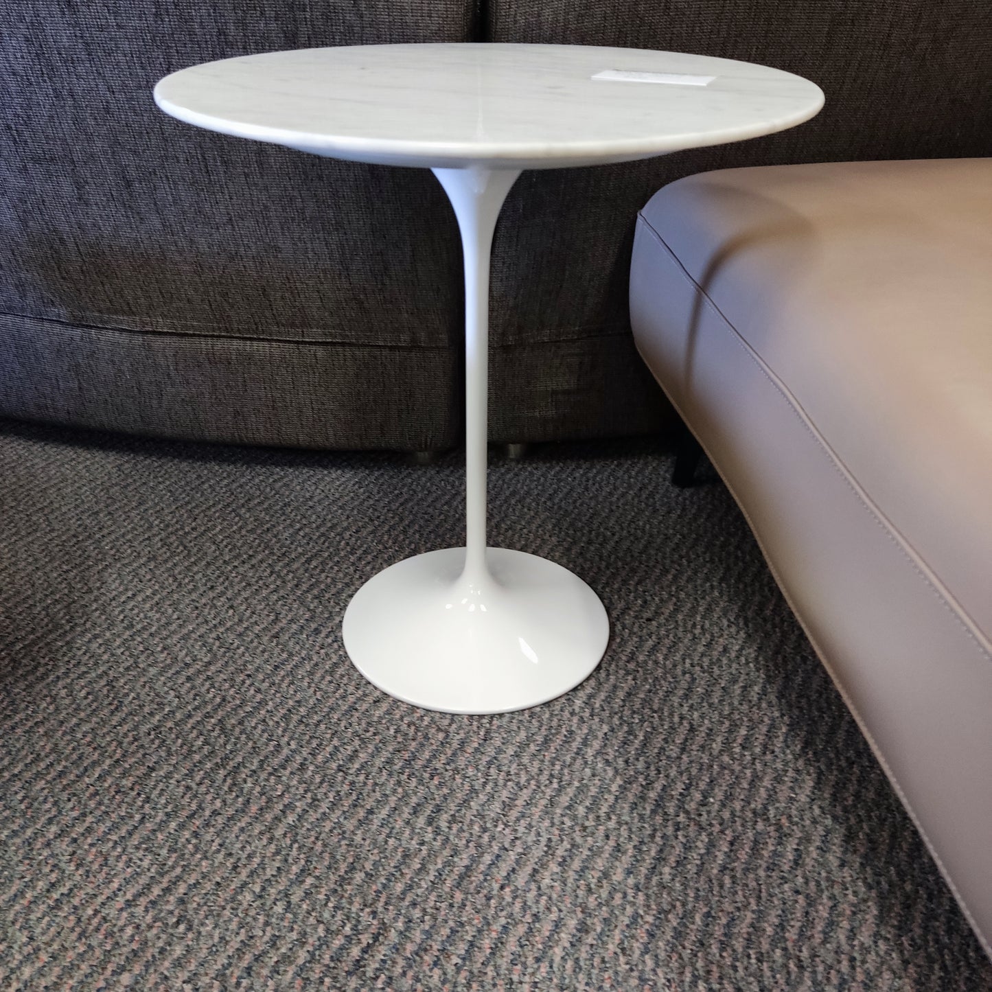 Natural Marble top Tulip Side Table