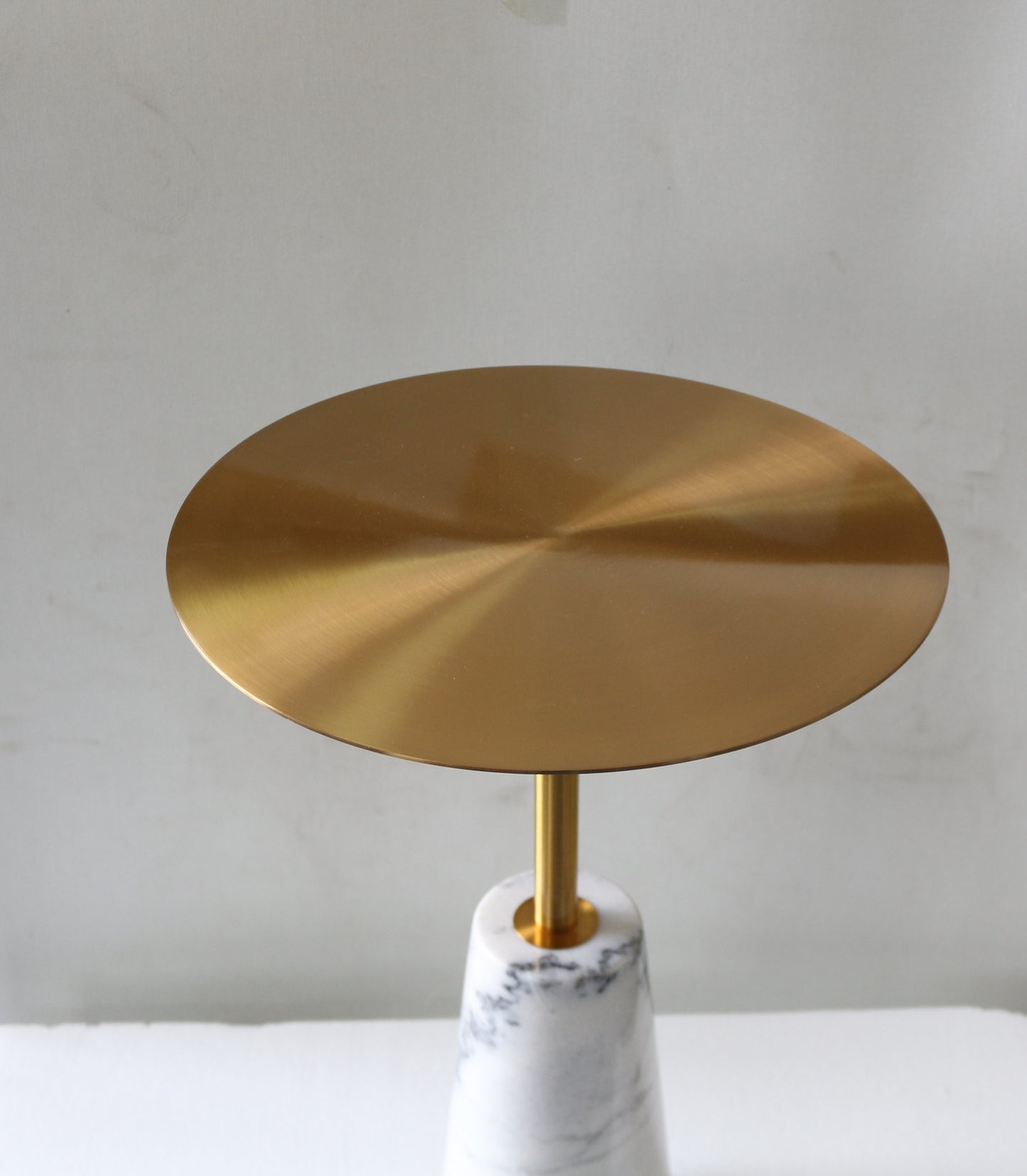 Natural Marble Base Side Table #597