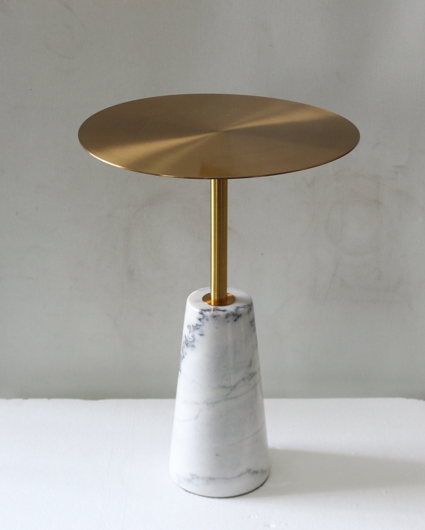 Natural Marble Base Side Table #597